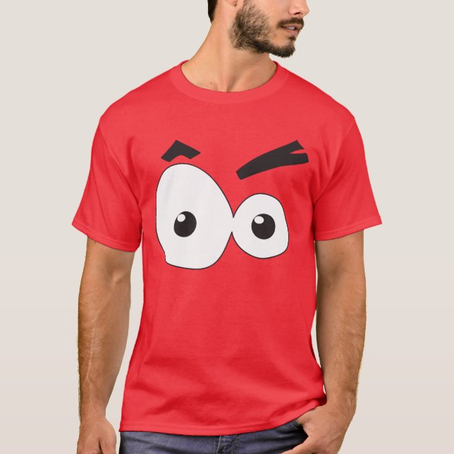 Os desenhos animados Eyes a camisa (Frente)