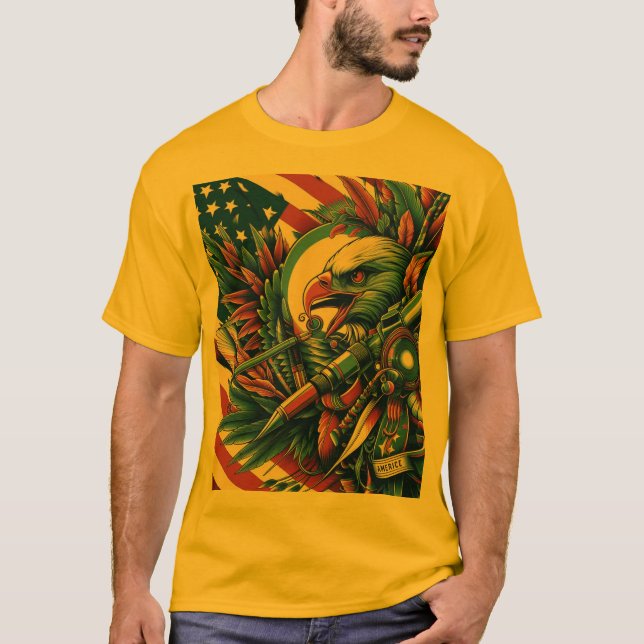 Os designs de camisetas mais virais de 2025 nos EU (Frente)