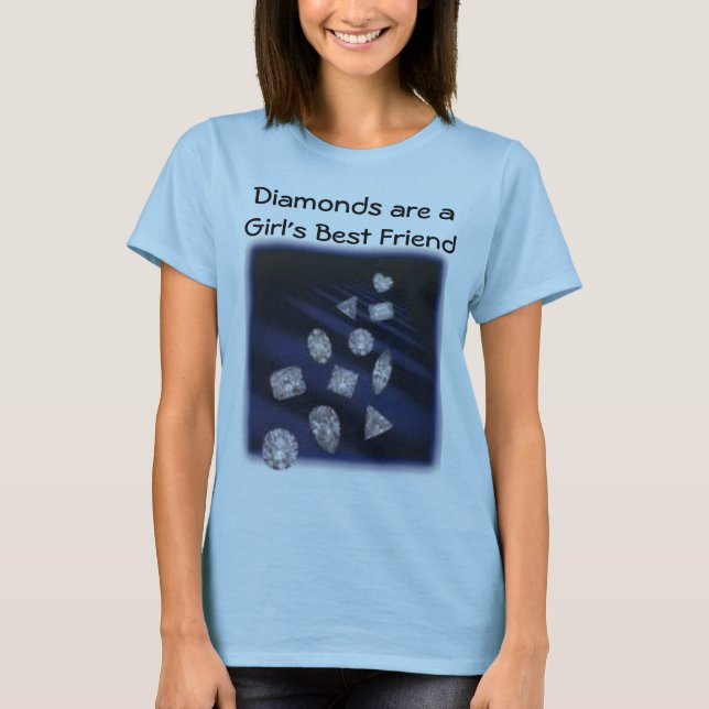 Os diamantes são… T-shirt (Frente)