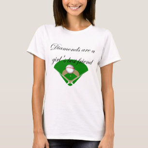 Os diamantes são t-shirt do melhor amigo de uma