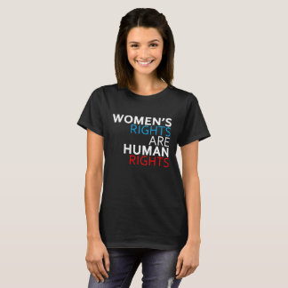 Os direitos das mulheres são o t-shirt das