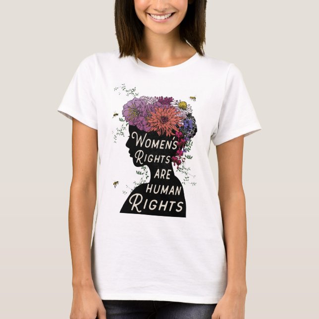 Os direitos das mulheres são t-shirt do namorado (Frente)