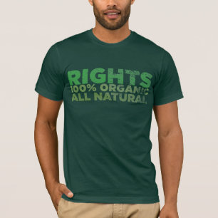 Os direitos naturais afligiram a camisa