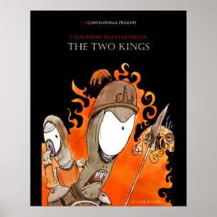 "Os dois reis" poster relativo à promoção