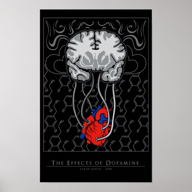 Os efeitos da dopamina - poster (Frente)