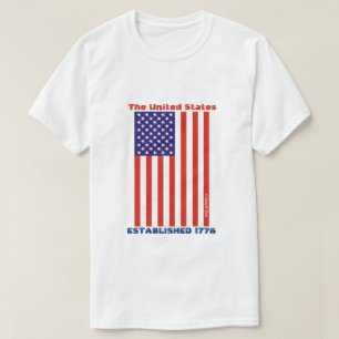 Os Estados Unidos (1776) - uma camisa de MisterP