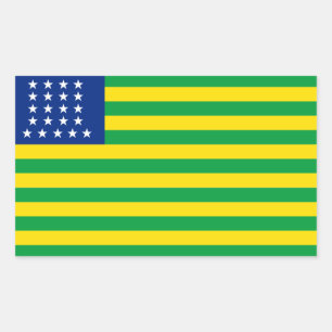 Os Estados Unidos de etiquetas da bandeira de
