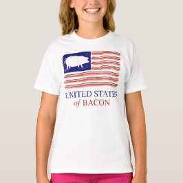 Os Estados Unidos do t-shirt afligido bacon