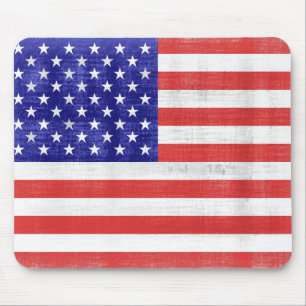 Os Estados Unidos Mousepad da bandeira do vintage