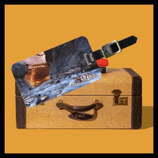 Os estreitos, a etiqueta de bagagem personalizada  (Criador carregado)