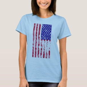 Os EUA embandeiram o design americano do t-shirt
