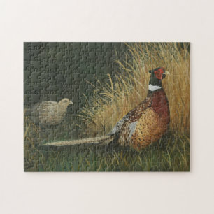Os faisões do Quebra-cabeça de Arte de Aves