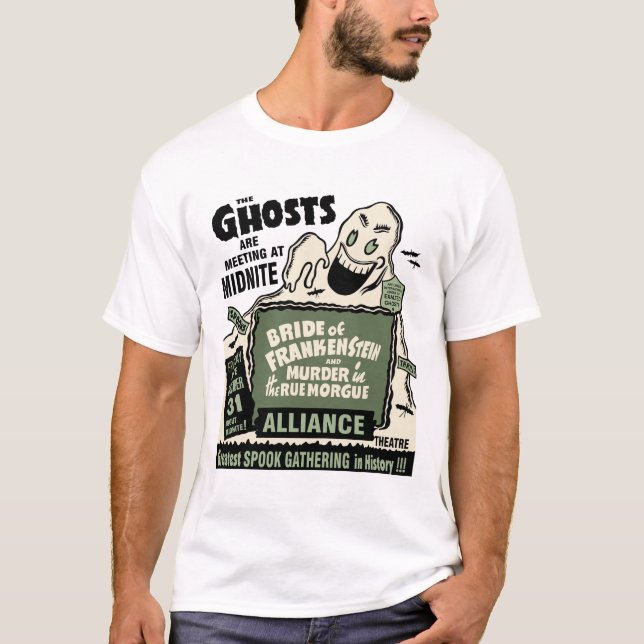 Os fantasmas estão encontrando-se no t-shirt de (Frente)