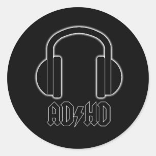 Os fones de ouvido de ADHD suportam (na etiqueta