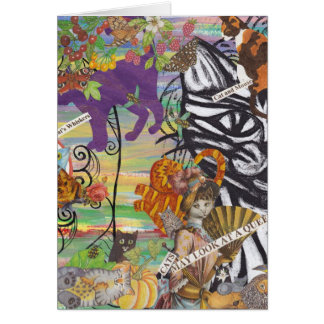 Os gatos podem olhar um cartão da rainha