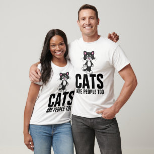 OS GATOS SÃO TAMBÉM PESSOAS, T-shirts de gato e ca