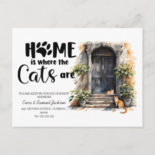 os gatos se mudaram! novo anúncio de endereço