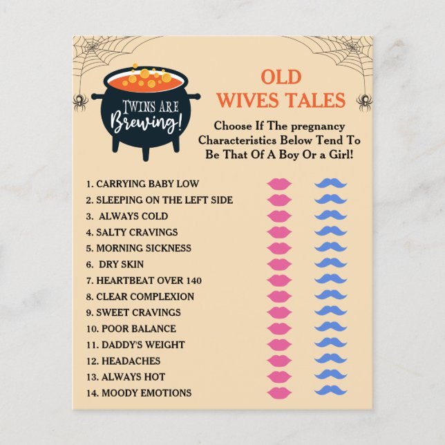 Os gêmeos estão criando os jogos de Chá de fraldas (Frente)