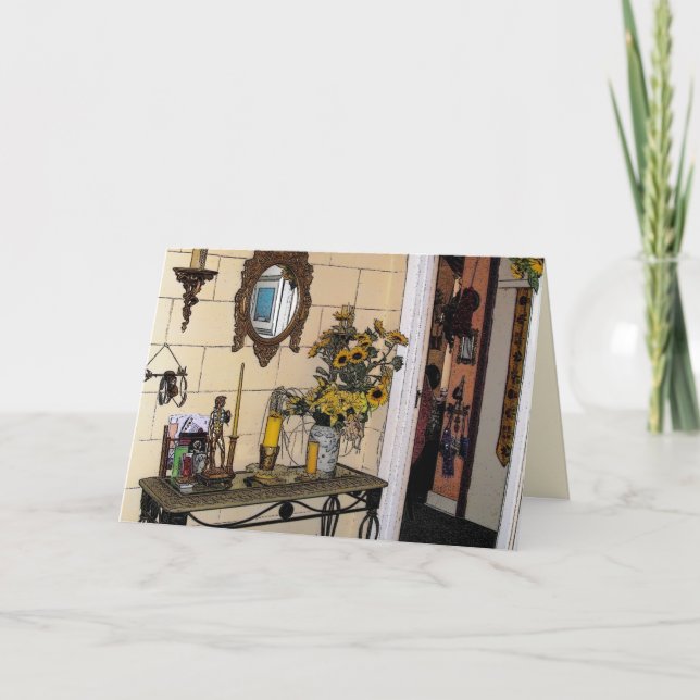 Os girassóis do Patsy - cartão de letra (Frente)