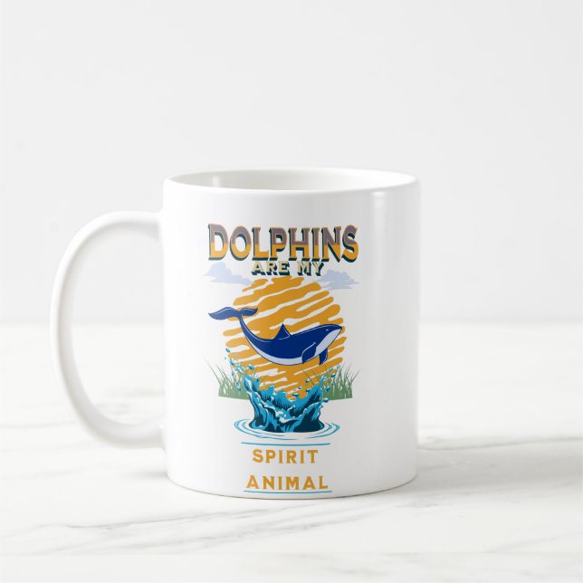 Os golfinhos são a minha caneca de café (Esquerda)