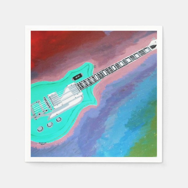 Os guardanapos de guitarra (Frente)