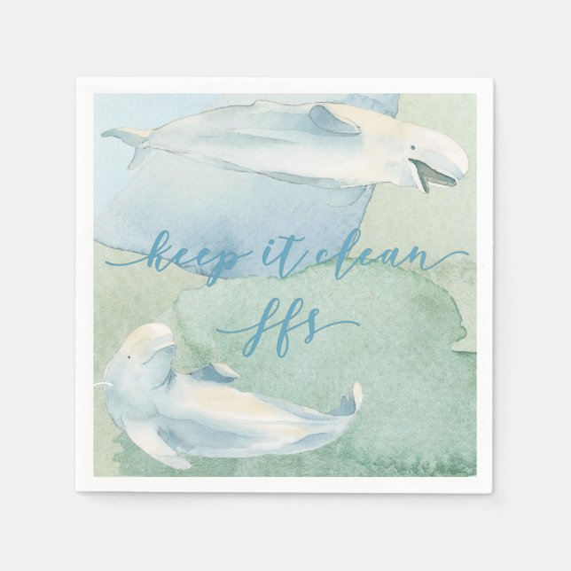 Os guardanapos de papel de humor costeiro mantêm-n (Frente)