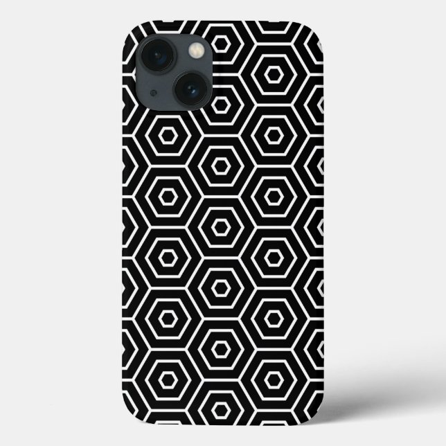 Os hexágonos texture o teste padrão geométrico (Verso)