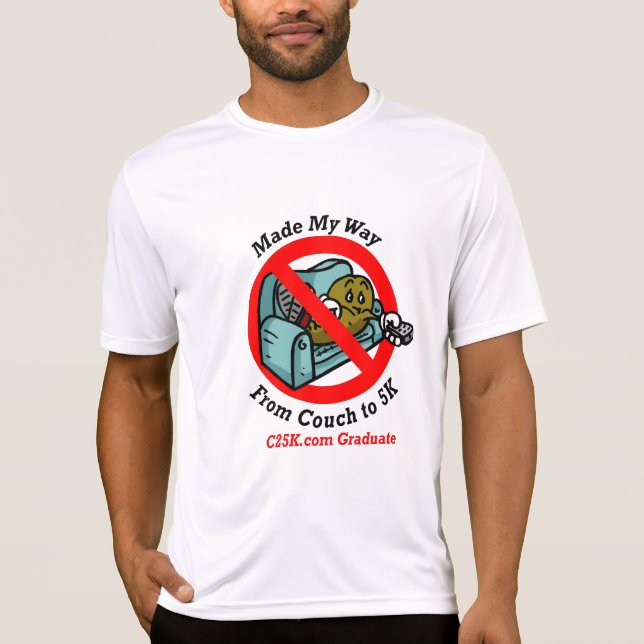 Os homens C25K graduam o micro t-shirt da fibra (Frente)