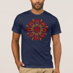 Os homens carmesins da mandala couberam o t-shirt