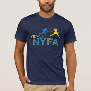 Os homens da cerca NYFA couberam o t-shirt