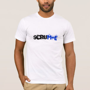 Os homens do Scrum-e couberam o t-shirt