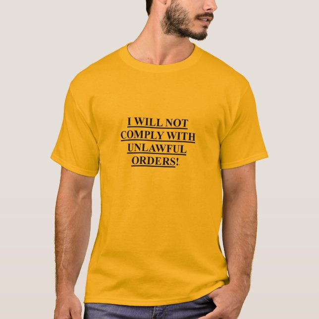 Os homens que o t-shirt com MIM NÃO (Frente)