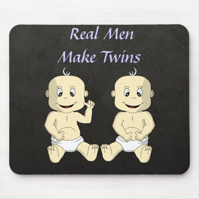 Os homens reais fazem a gêmeos Mousepad (Frente)