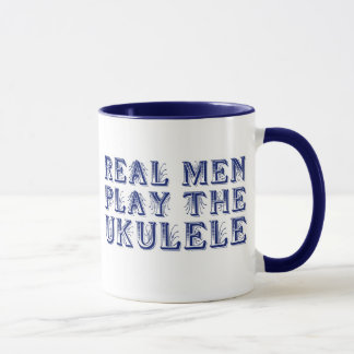 OS HOMENS REAIS JOGAM a caneca do UKULELE