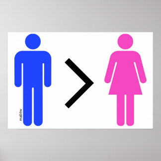 Os homens são melhores que as mulheres Poster