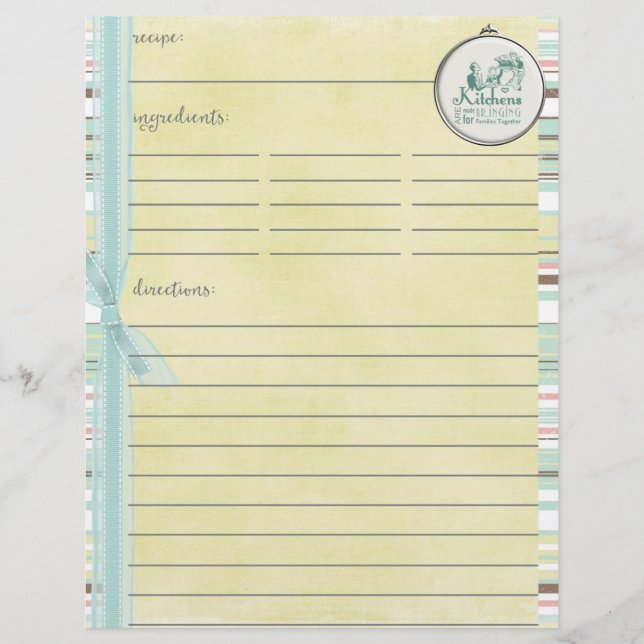 Os Kitchens São Para Inserção De Receita Dupla (Frente)