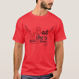 Os livros de Badmike & o t-shirt dos jogos