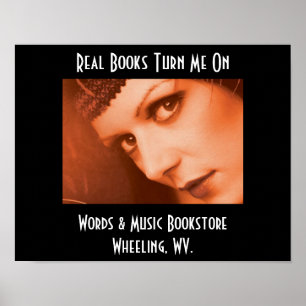 Os livros reais giram-me no poster