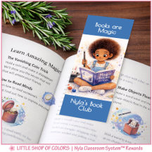 Os livros são mágicos Presente personalizado para