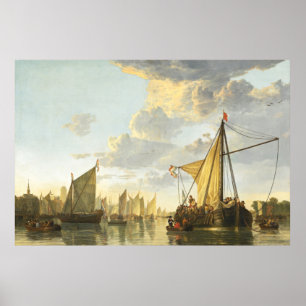 Os Maas de Dordrecht Aelbert Cuyp Poster