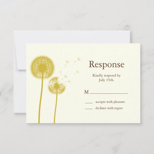 Os Melhores Desejos Amarelos! RSVP (Frente)