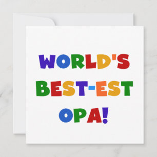 Os melhores presentes de cores brilhantes de Opa d