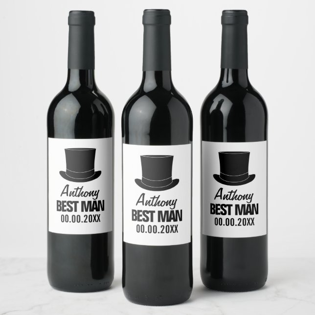 Os melhores rótulos de vinho personalizados para f (Garrafas)