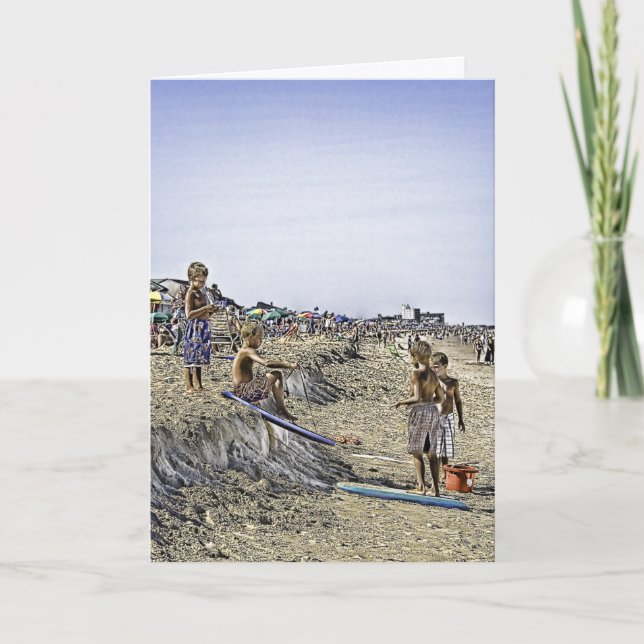 Os meninos lixam o cartão surfando dos elevadores (Frente)