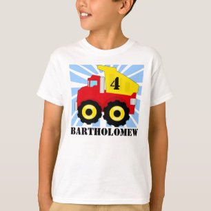 Os meninos personalizaram o t-shirt do aniversário