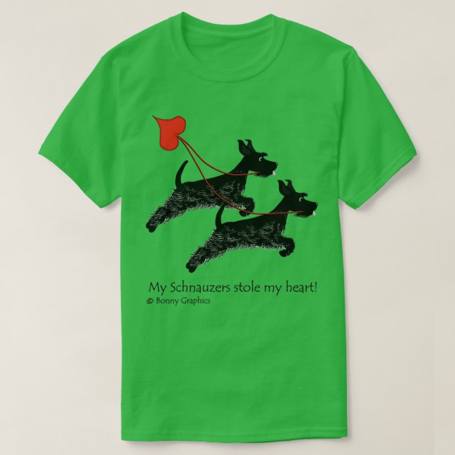 Os meus Schnauzers roubaram-me a camisa clássica d (Frente do Design)