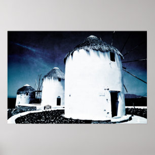 Os moinhos de vento de Mykonos - poster