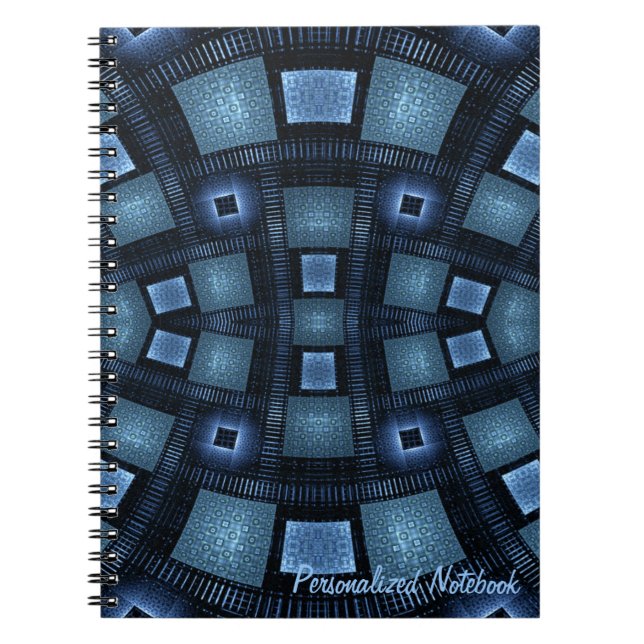 Os movimentos do azul personalizaram o caderno (Frente)