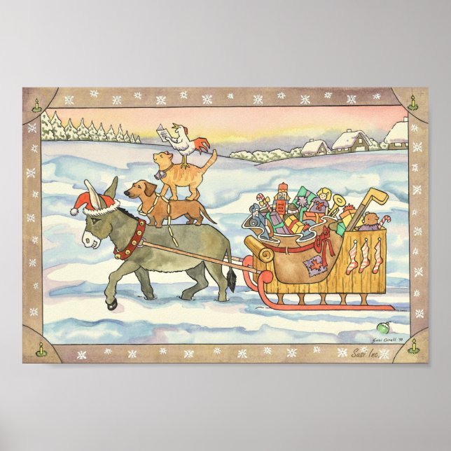 Os músicos da cidade de Bremen Poster (Frente)