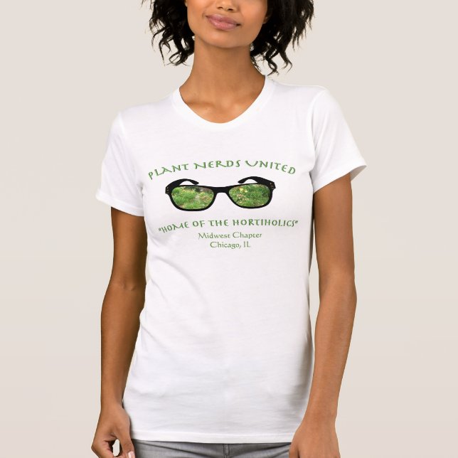 Os nerd da planta uniram o t-shirt (Frente)